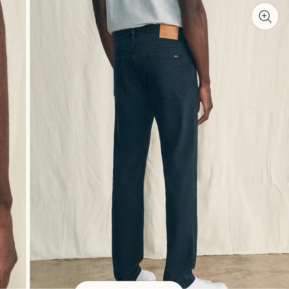 FAHERTY Organic Cotton Slim Straight Denim (30